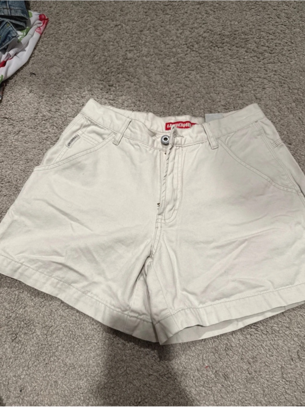 UNIONBAY Women's Cream Cargo Shorts